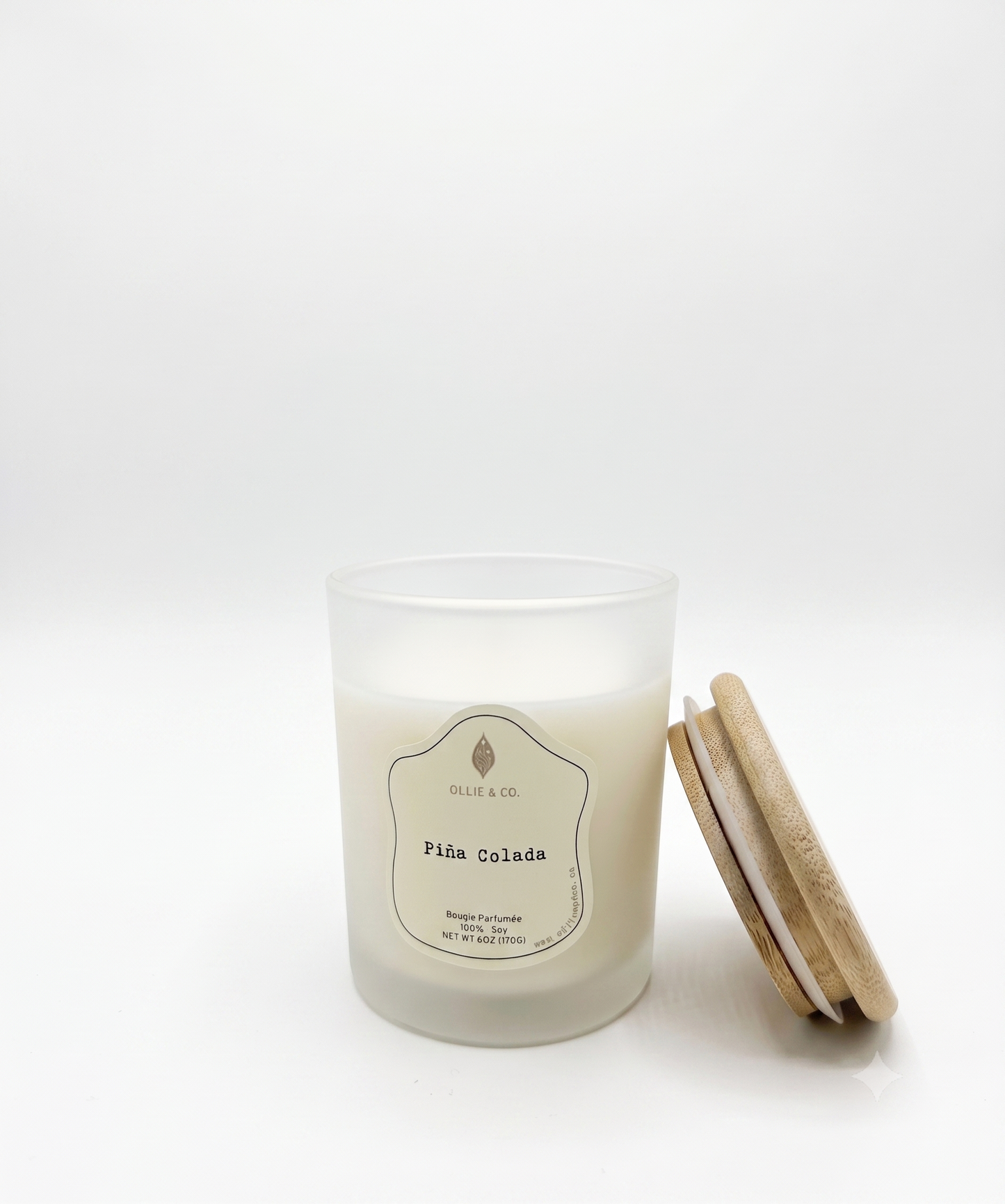 Pina Colada by Ollie & Co. with coconut cream, pineapple, rum.