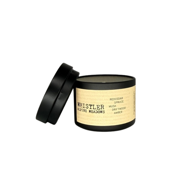 2oz single soy candles by Ollie & Co. in Canada-themed city scents.