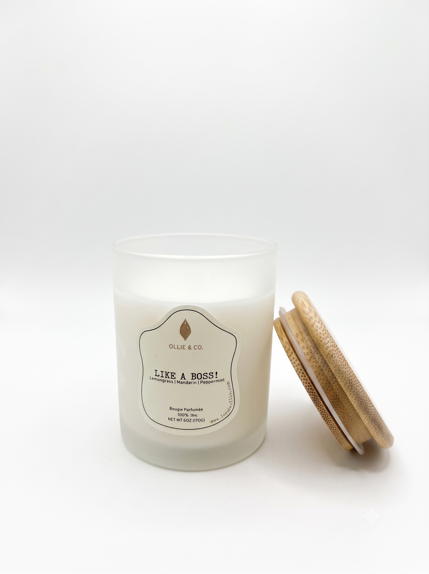 Like A Boss! by Ollie & Co. with lemongrass, mandarin, peppermint.